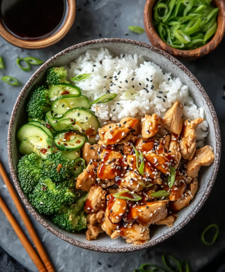 Easy Teriyaki Chicken Rice Bowl Recipe