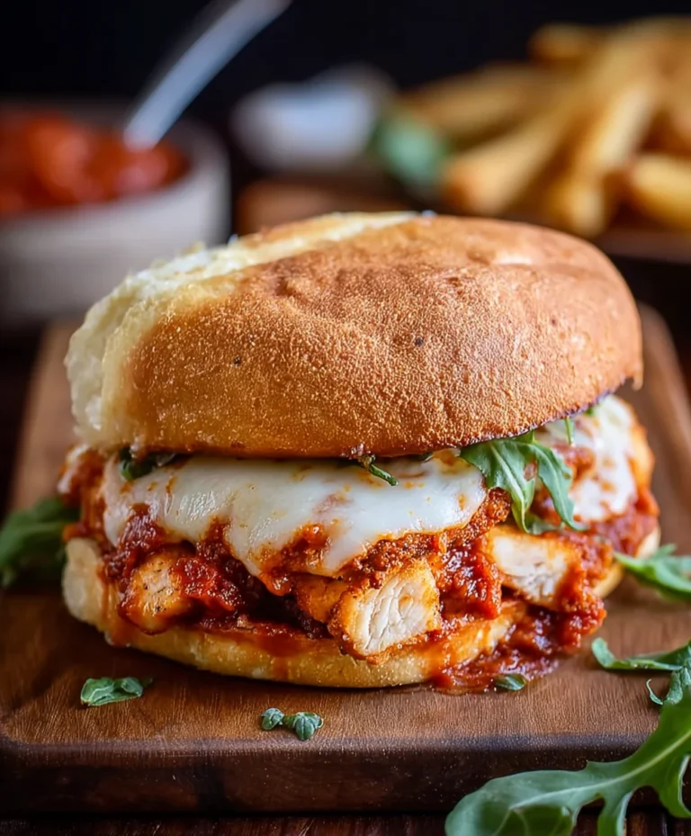 Easy Chicken Parmesan Sandwiches- Quick & Delicious Meal