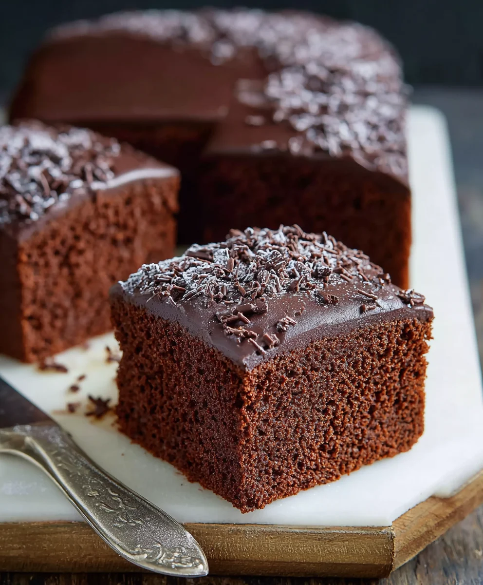 Old School Chocolate Traybake Cake-Easy Comfort Baking
