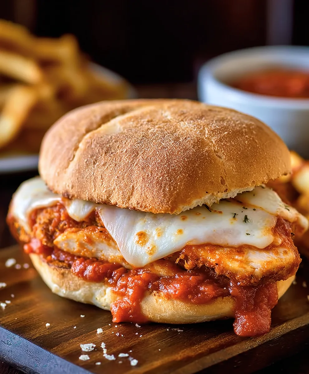 Easy Chicken Parmesan Sandwiches- Quick & Delicious Meal