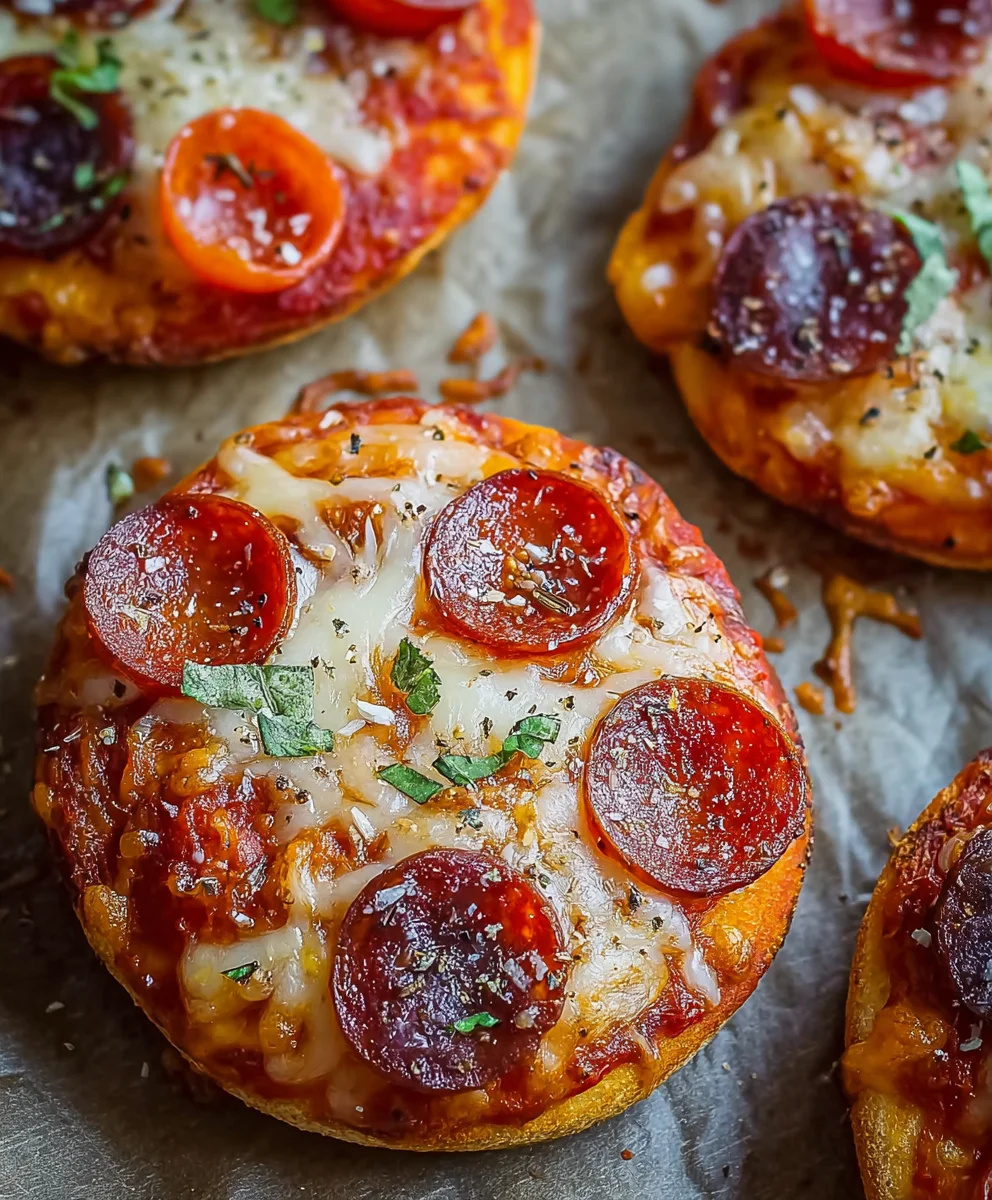 Easy Mini Lunchbox Pizzas-Kid Friendly Quick Meals