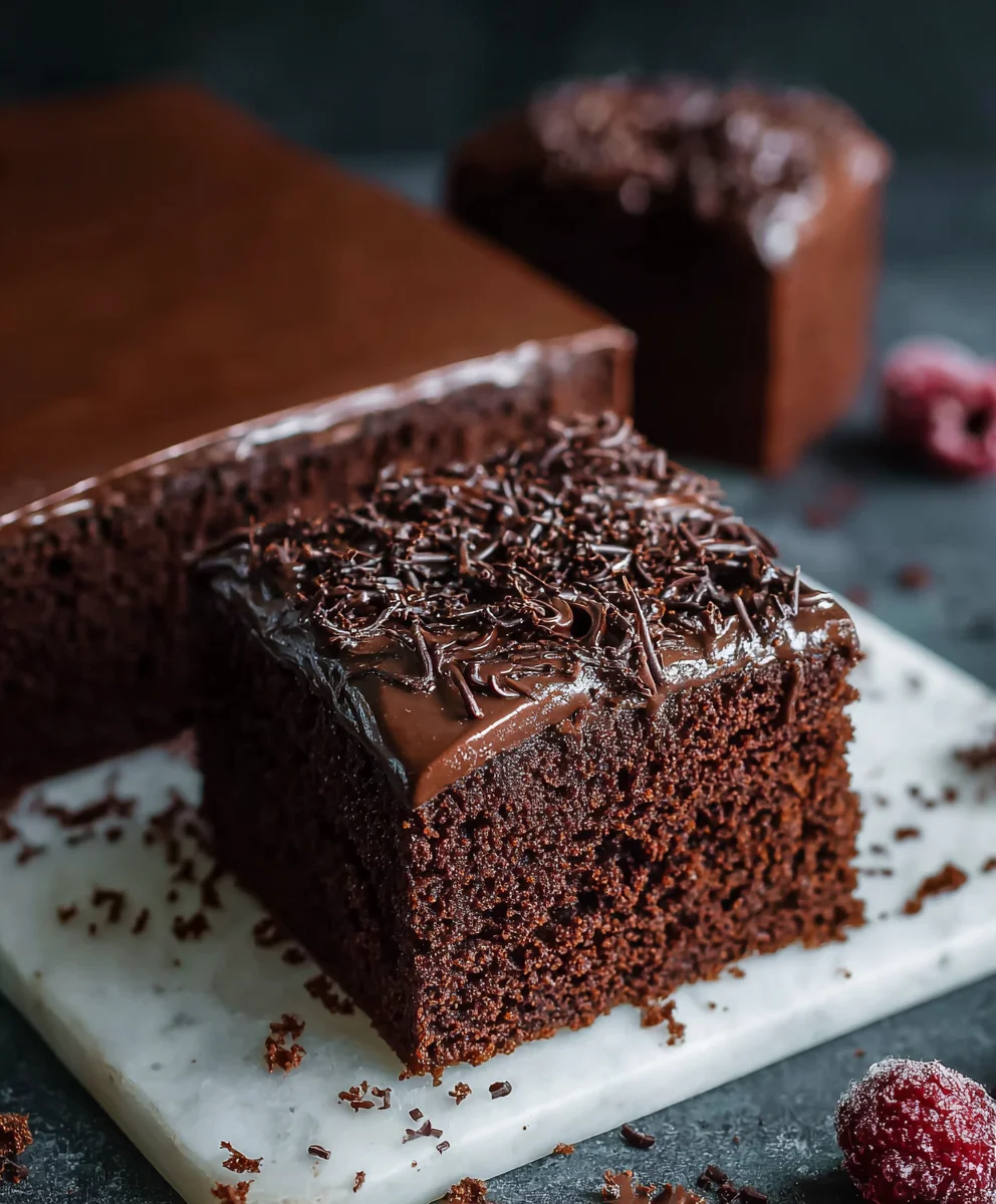 Old School Chocolate Traybake Cake-Easy Comfort Baking