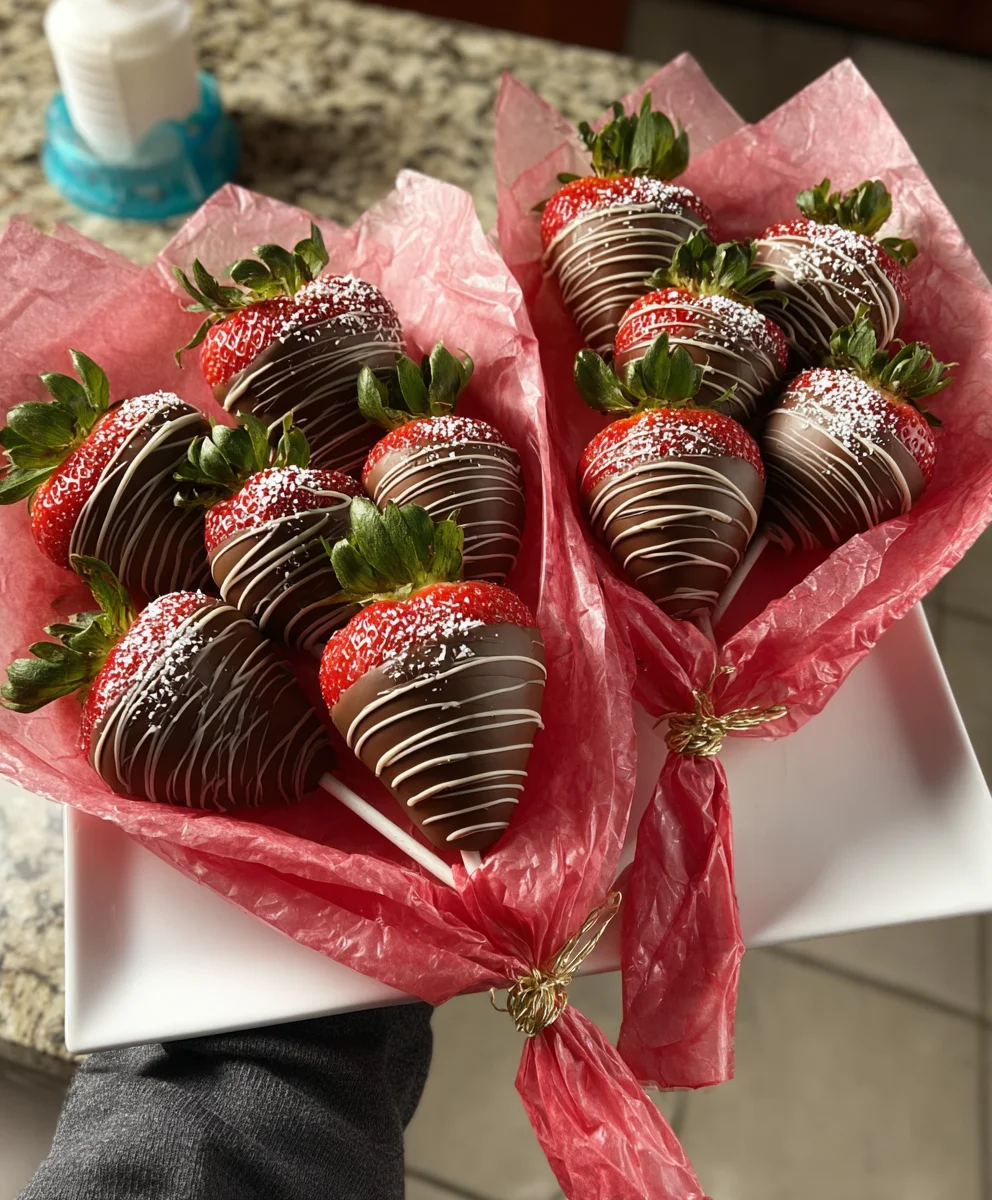 Decadent Chocolate Covered Strawberries Recipe-Easy Treat