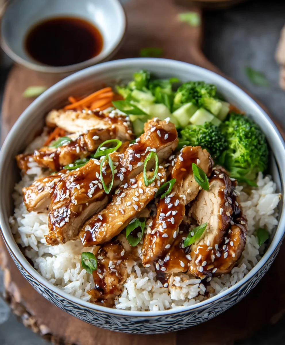 Easy Teriyaki Chicken Rice Bowl Recipe