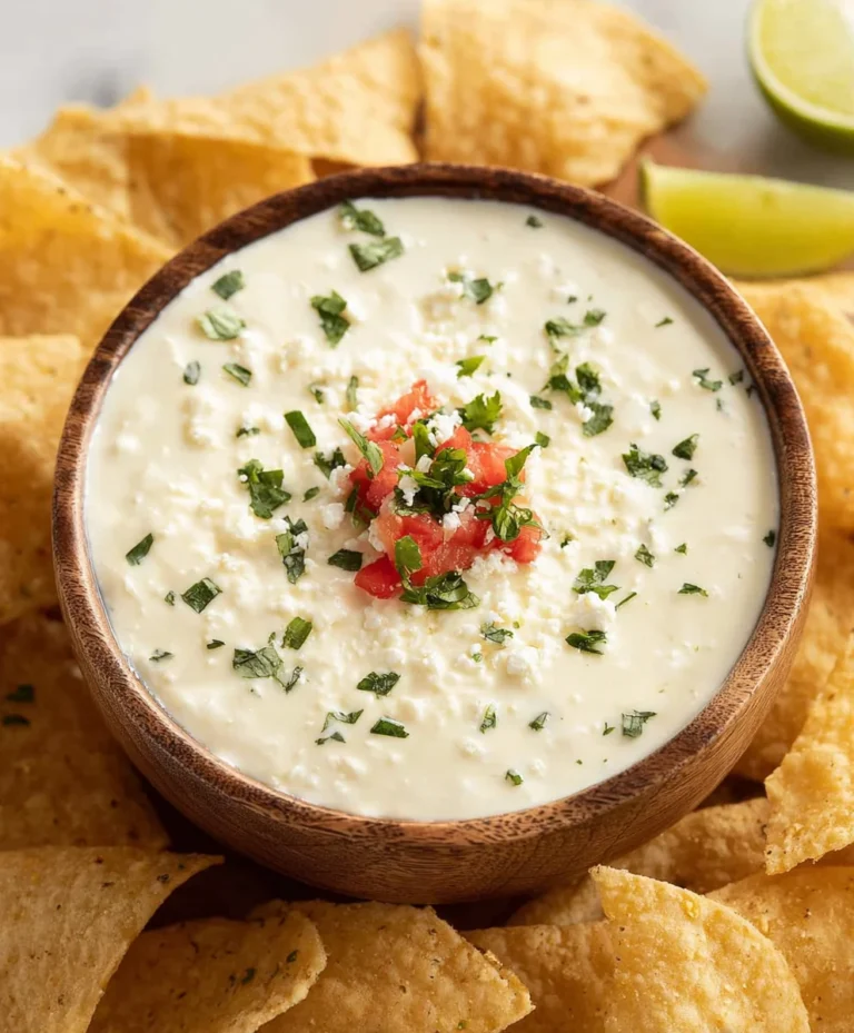 Best Mexican White Cheese Dip Recipe – Easy & Creamy
