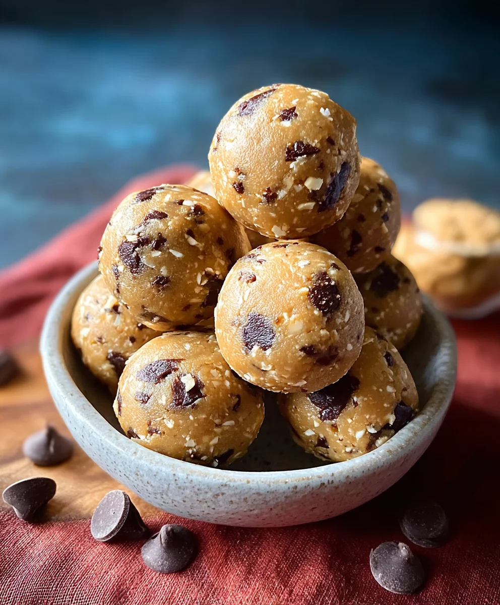 No-Bake Chickpea Cookie Bites-Easy Healthy Treat
