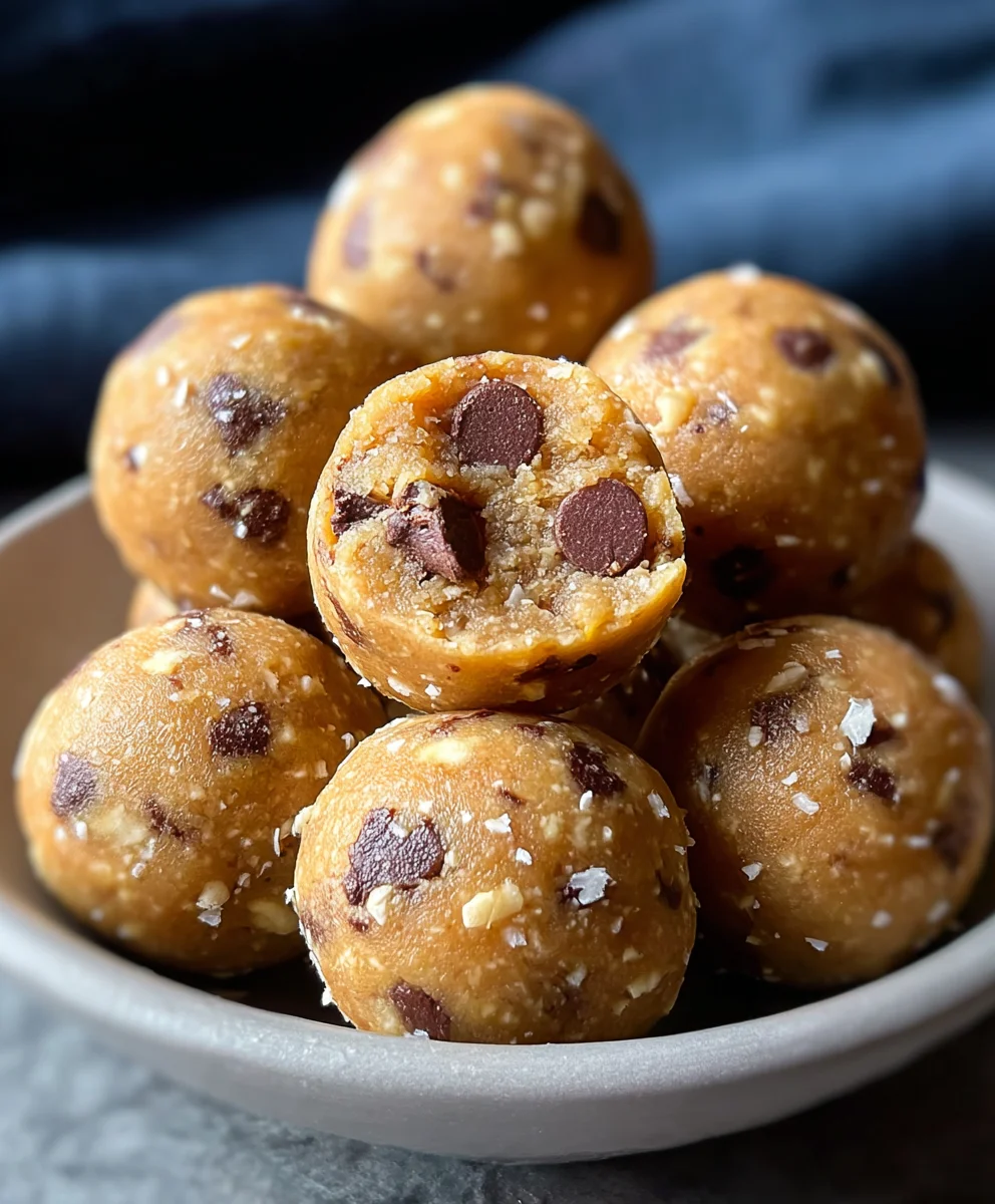 No-Bake Chickpea Cookie Bites-Easy Healthy Treat