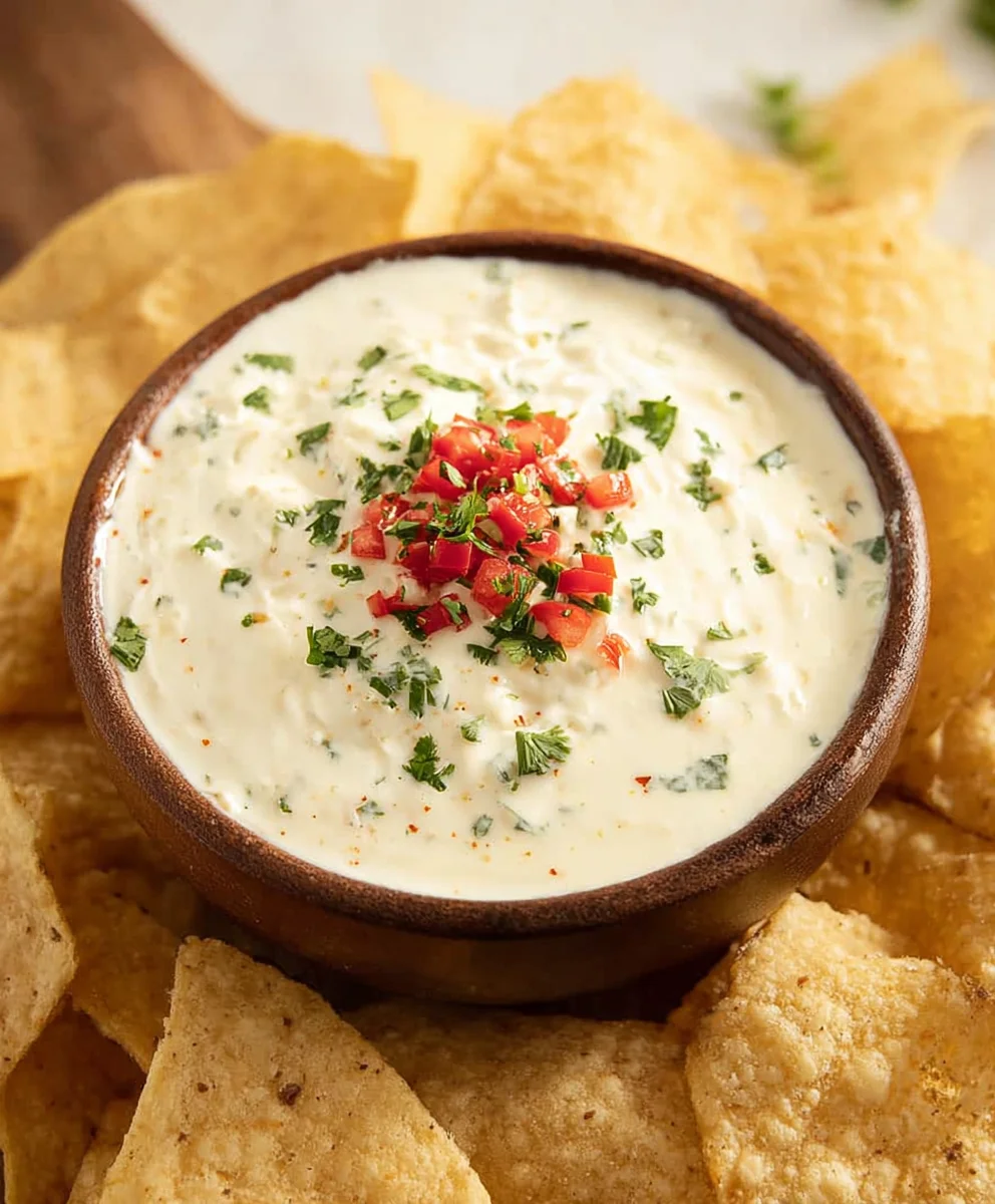 Best Mexican White Cheese Dip Recipe - Easy & Creamy