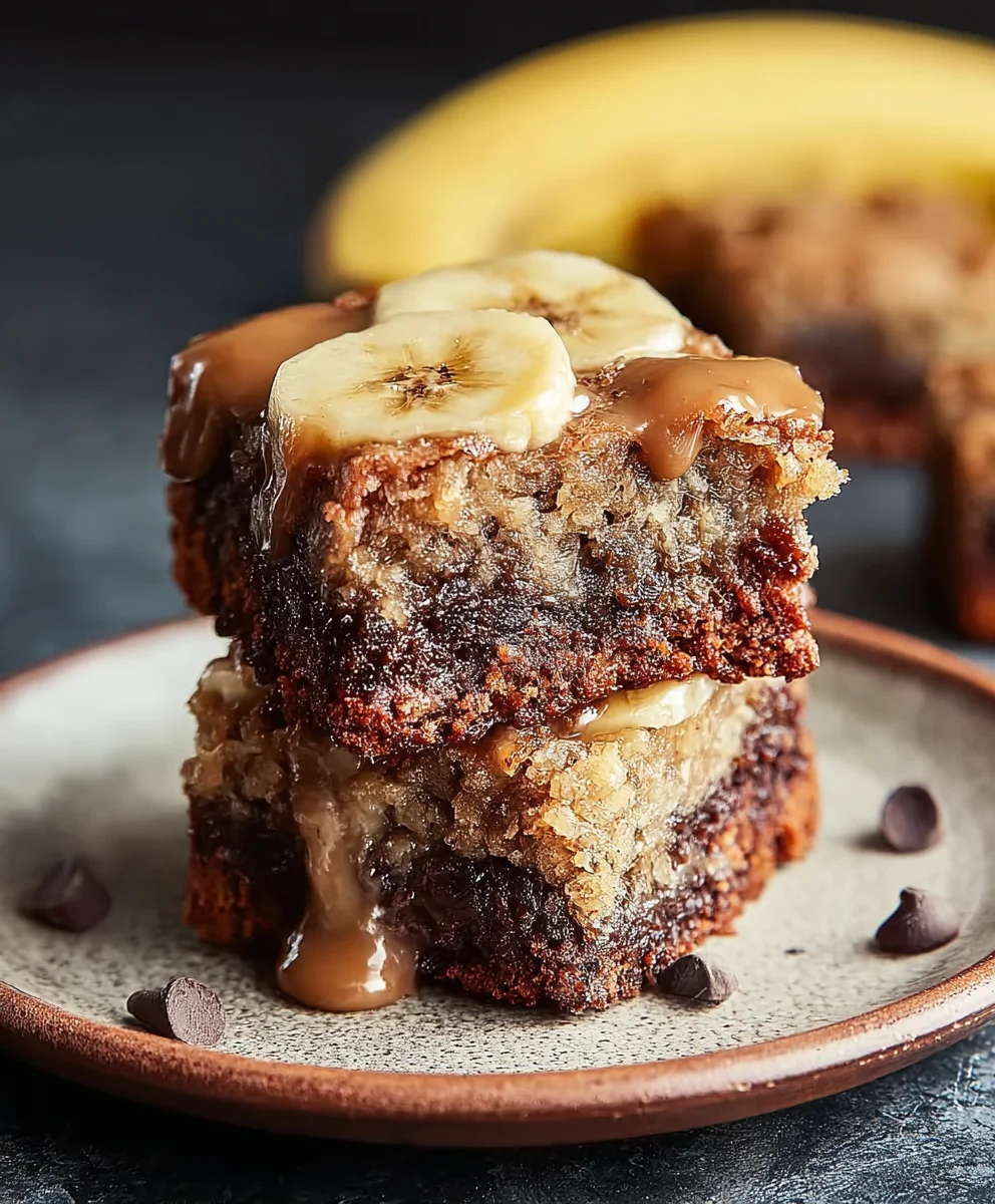 Homemade Banana Bread Brownies - Deliciously Moist Treats