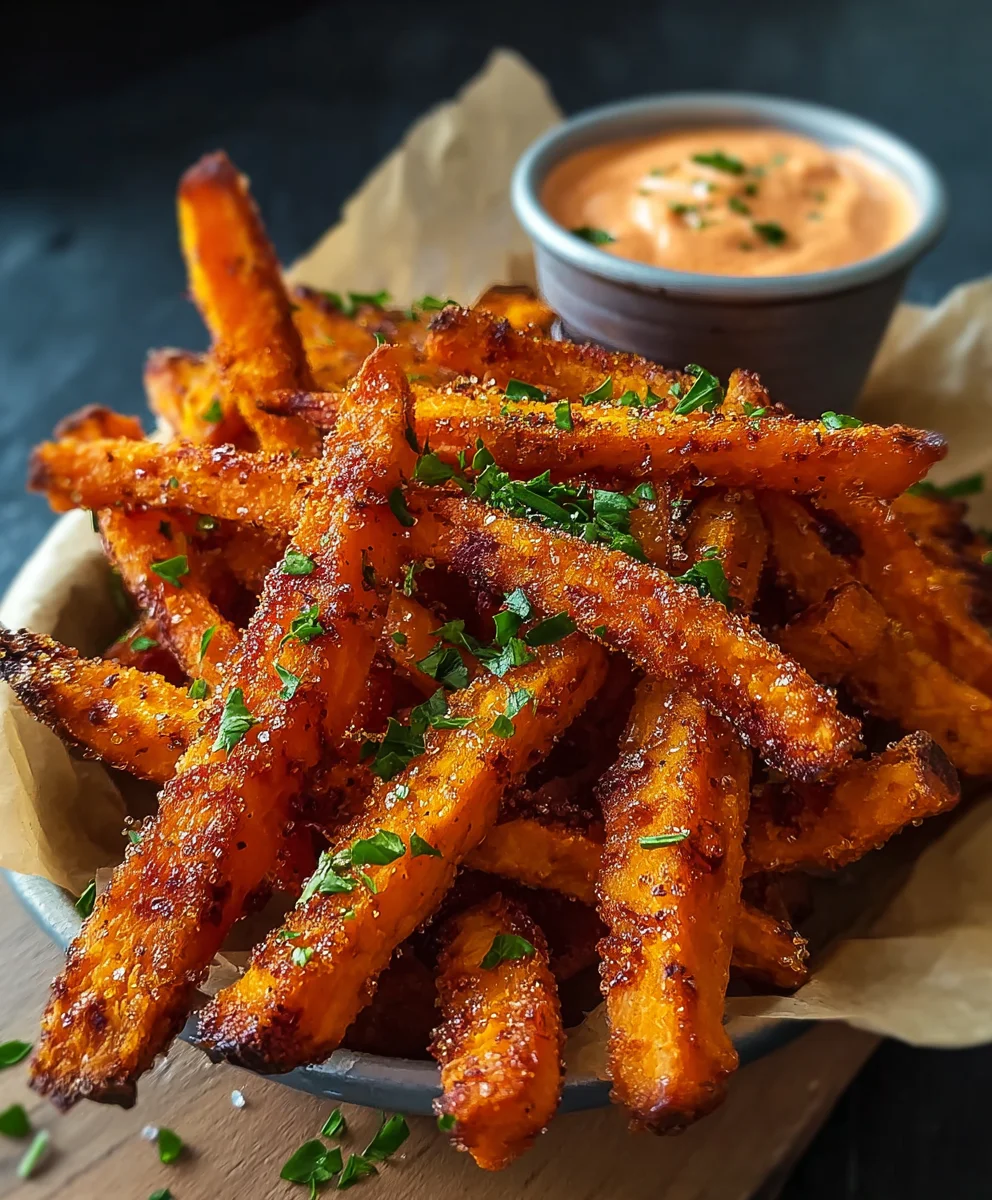 Crispy Oven Baked Sweet Potato Fries Recipe