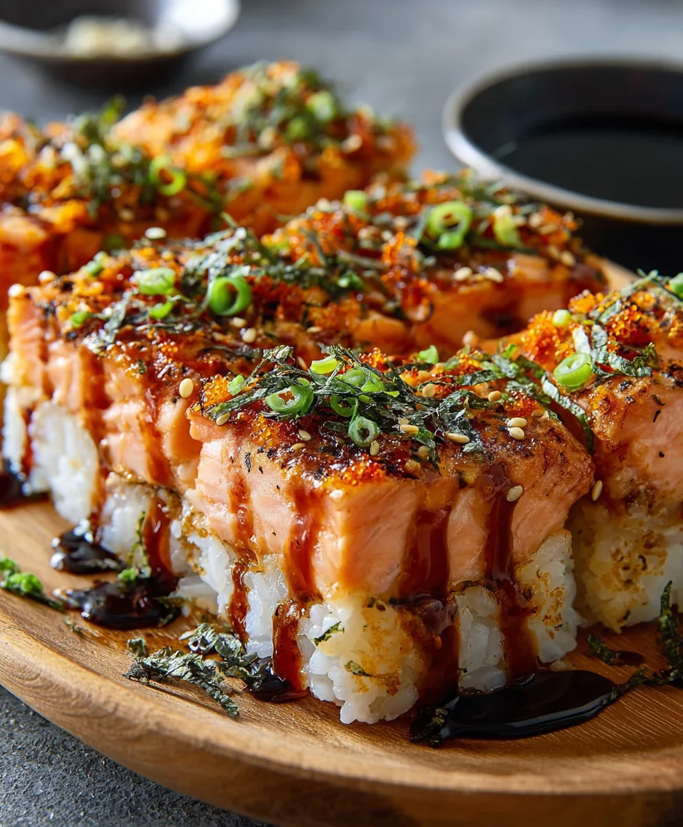 Spicy Salmon Sushi Bake-Easy Delicious Recipe