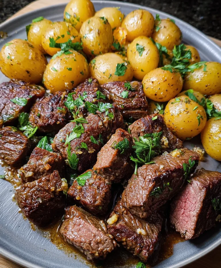 Garlic Butter Beef Steak and Potatoes Recipe