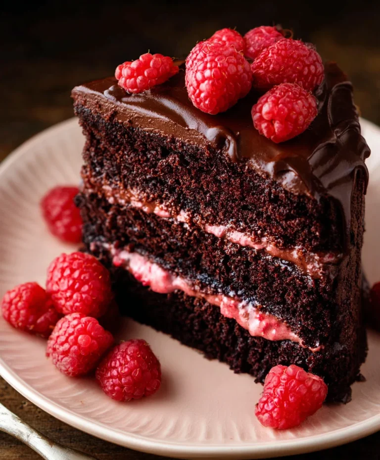 Decadent Chocolate Raspberry Cake Recipe-Easy & Delicious