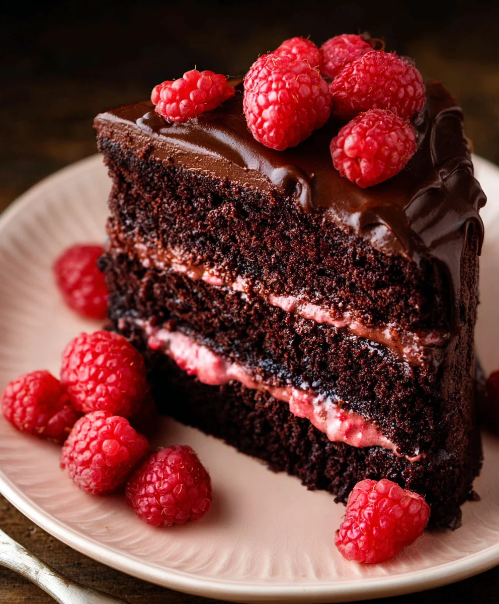Decadent Chocolate Raspberry Cake Recipe-Easy & Delicious