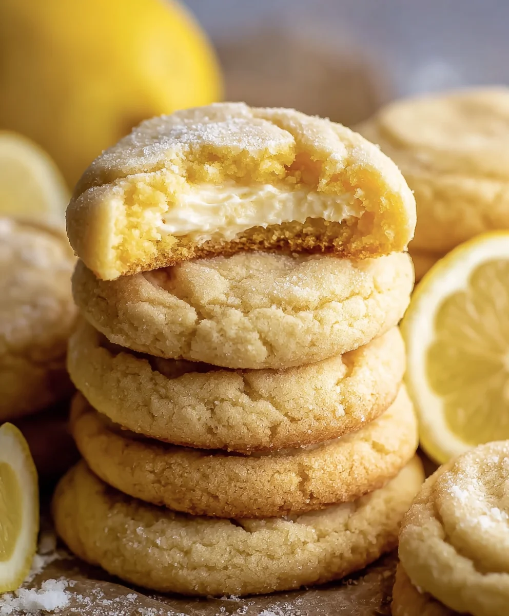 Lemon Cheesecake Cookies-Perfectly Tangy & Creamy Treats