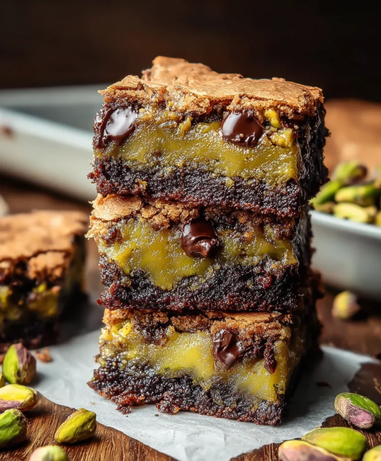 Pistachio Brookies-Deliciously Nutty Chocolate Brownie Cookies