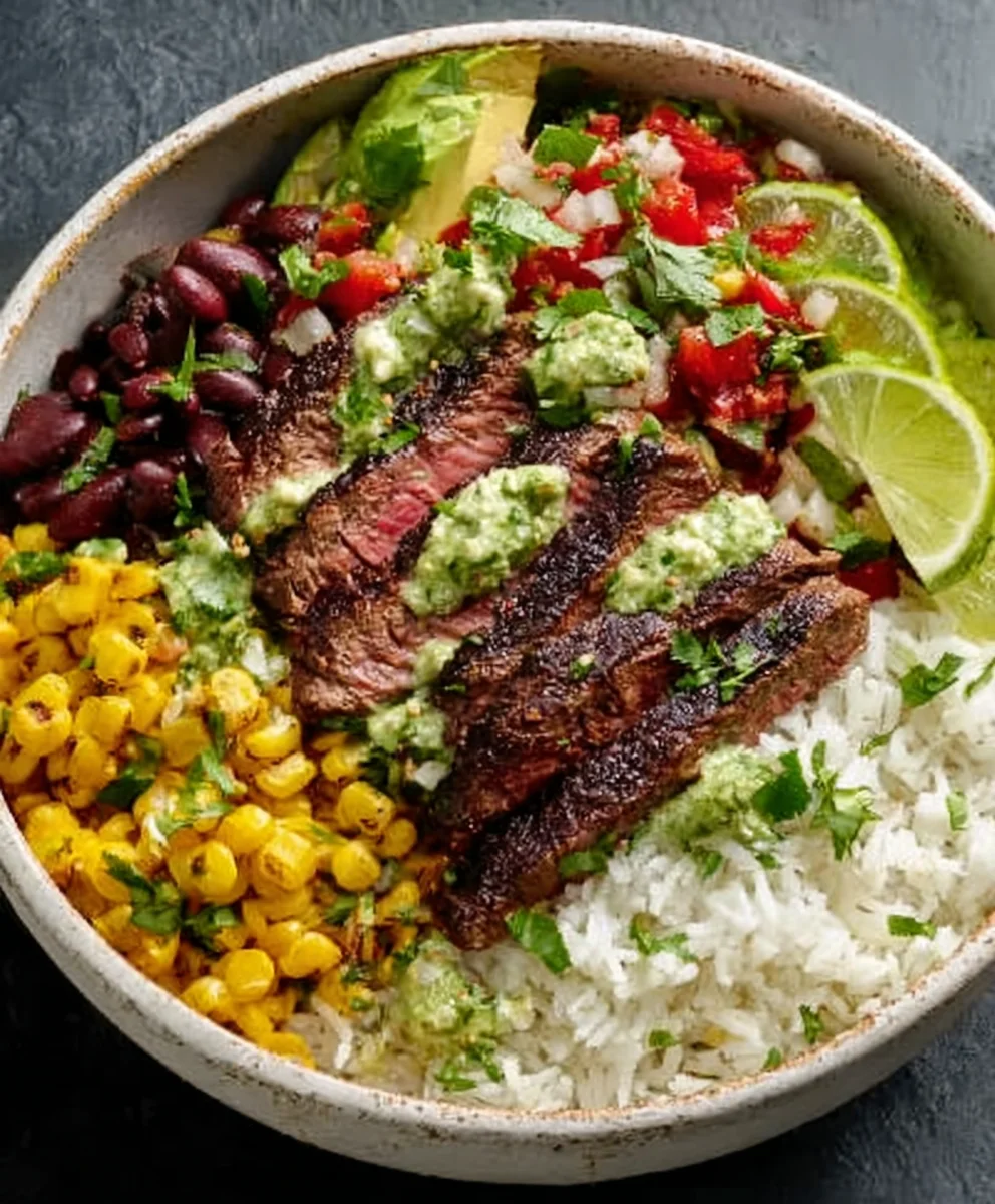 Cilantro Lime Beef Bowls- Quick & Flavorful Recipe
