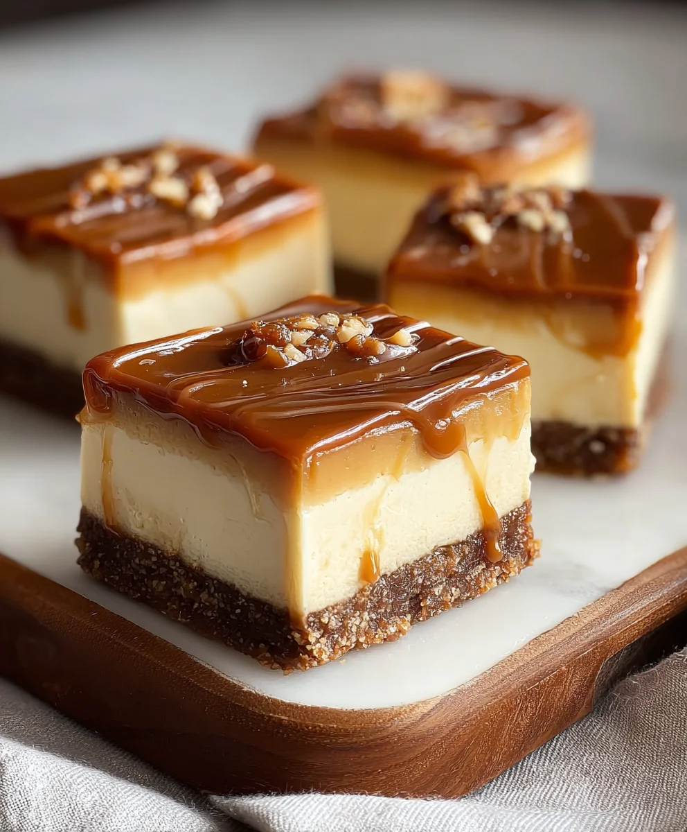 Dulce de Leche Cheesecake Bars-Easy Sweet Treat
