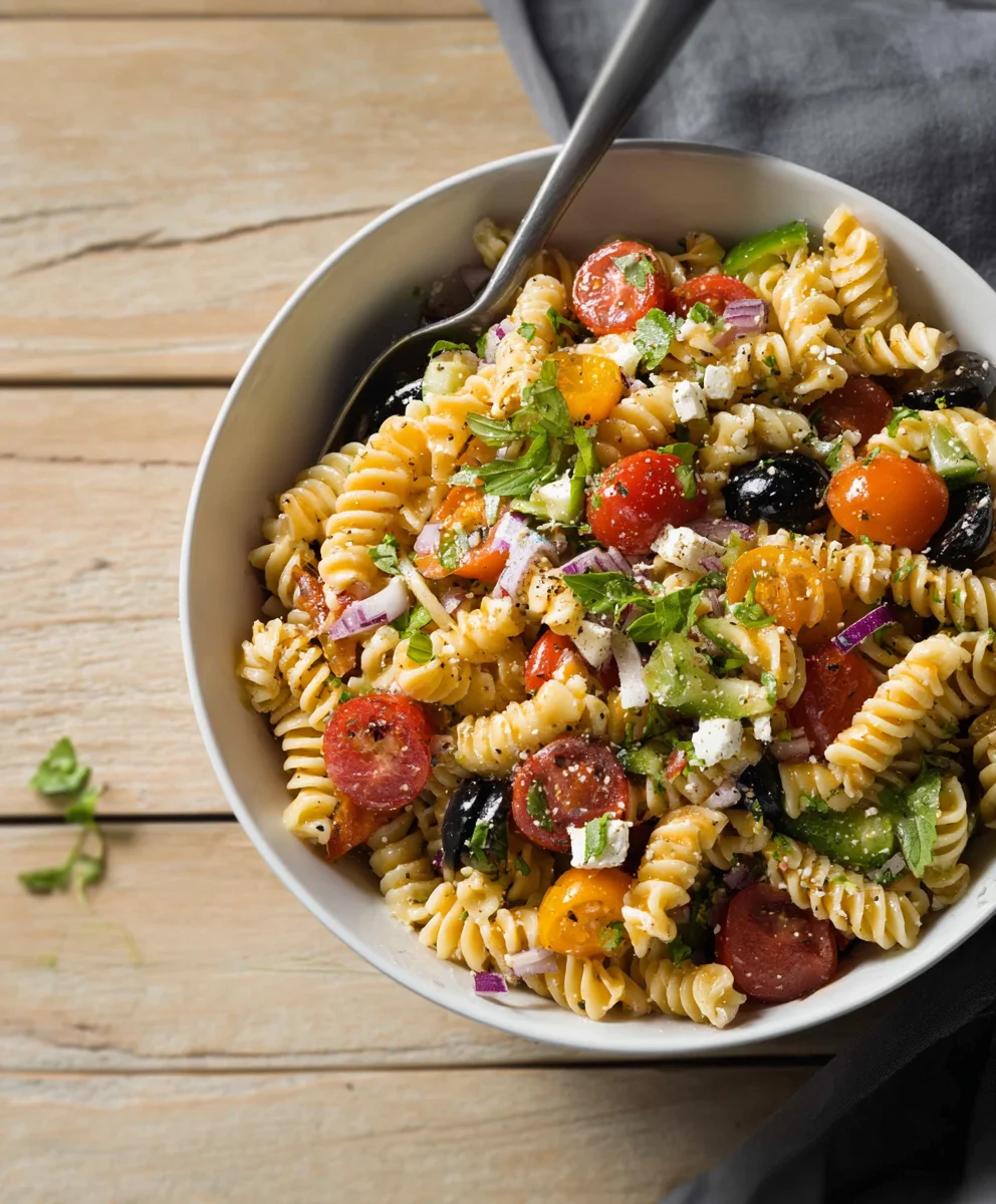 High-Protein Italian Pasta Salad- Healthy & Delicious