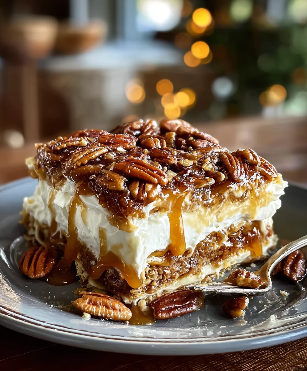Sweet Pecan Pie Lasagna - A Decadent Dessert Treat