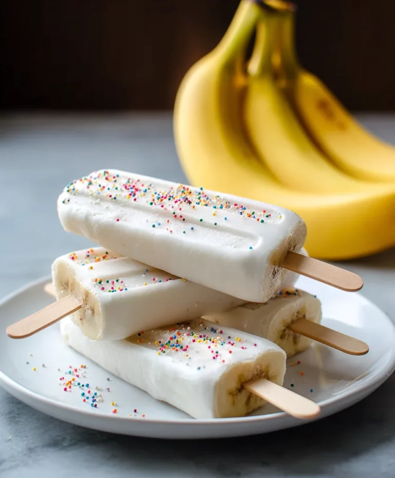 Frozen Banana Yogurt Pops Easy Healthy Treat
