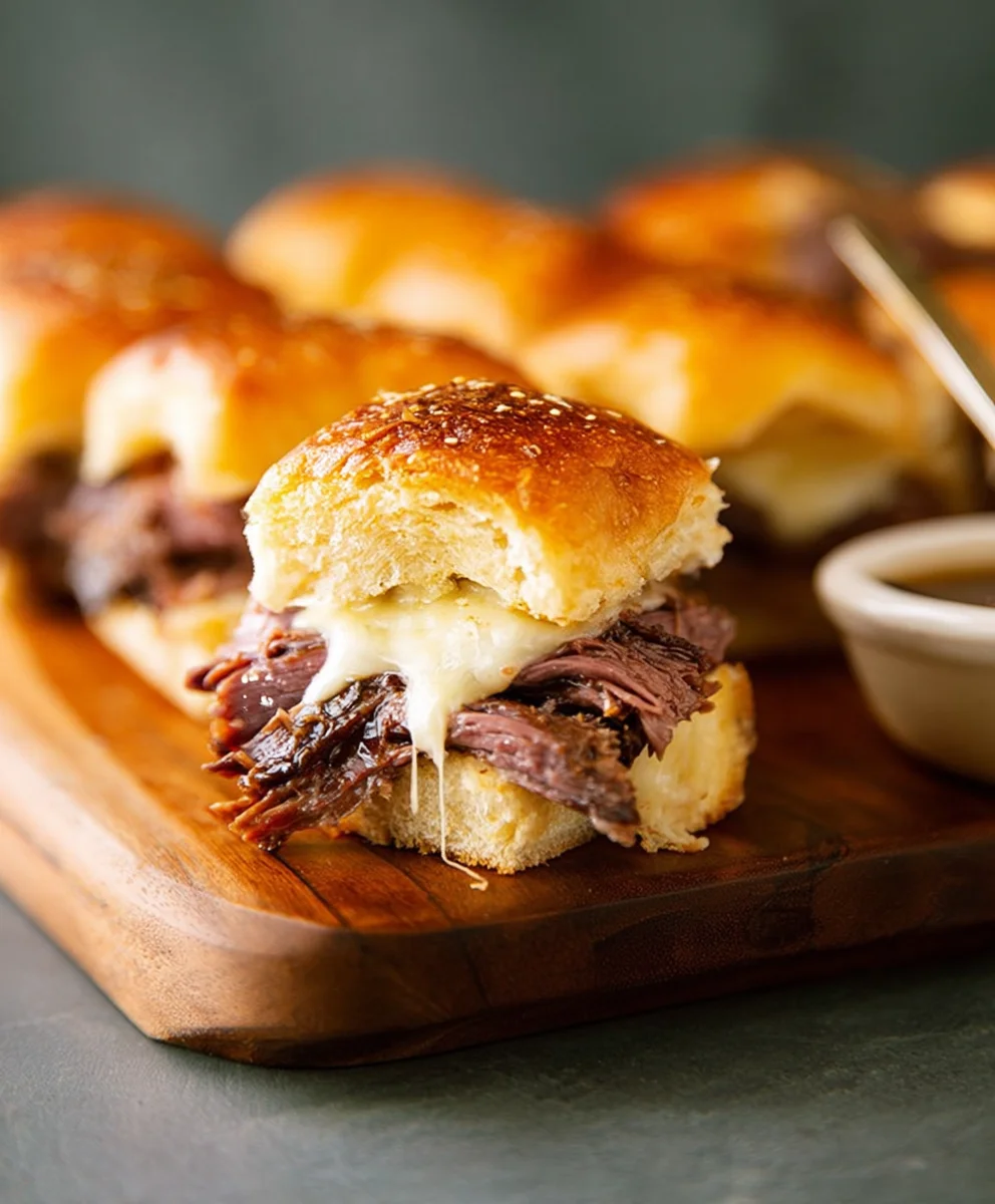 Easy French Dip Sliders - Crowd Pleaser Recipe