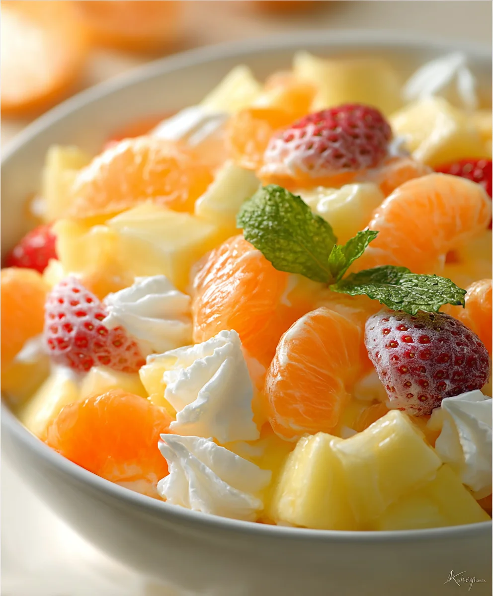 Hawaiian Fruit Salad - Tropical Island Freshness