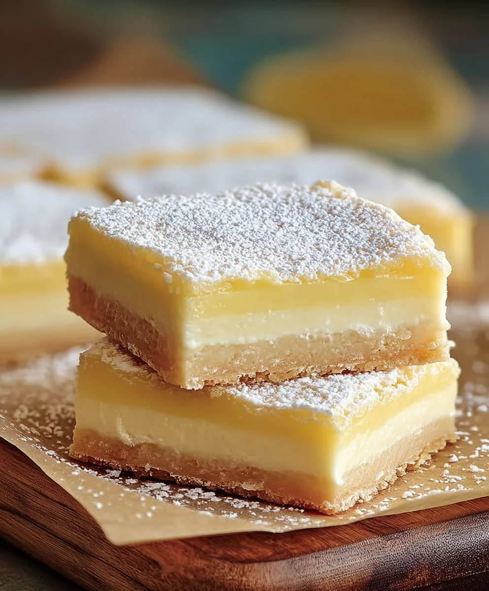 Vanilla Custard Cream Squares-Easy Dessert Recipe