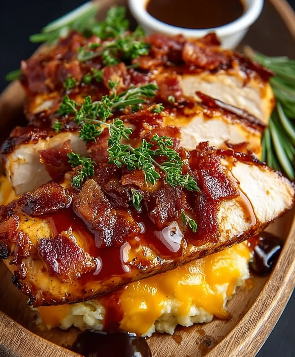 Cowboy BBQ Beef Chicken Beef Bacon Cheddar Recipe