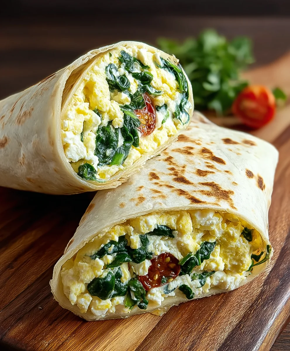 Copycat Starbucks Spinach Egg White Feta Wrap