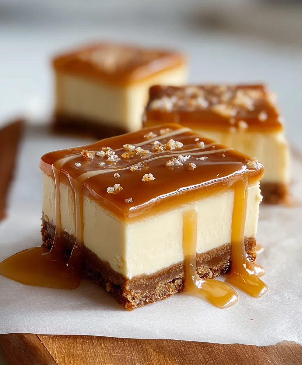 Dulce de Leche Cheesecake Bars-Easy Sweet Treat