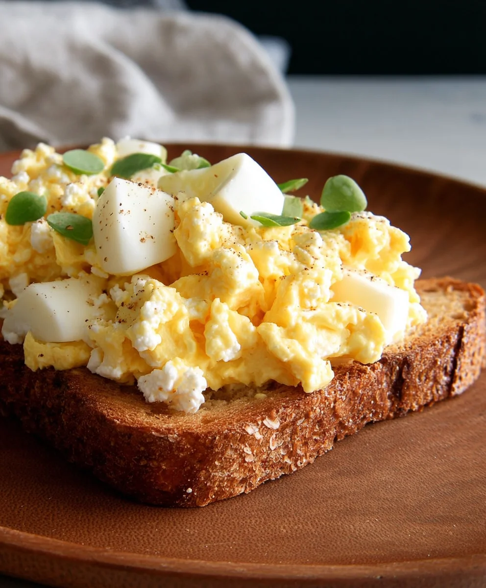 Egg Salad Cottage Cheese No Mayo Delight