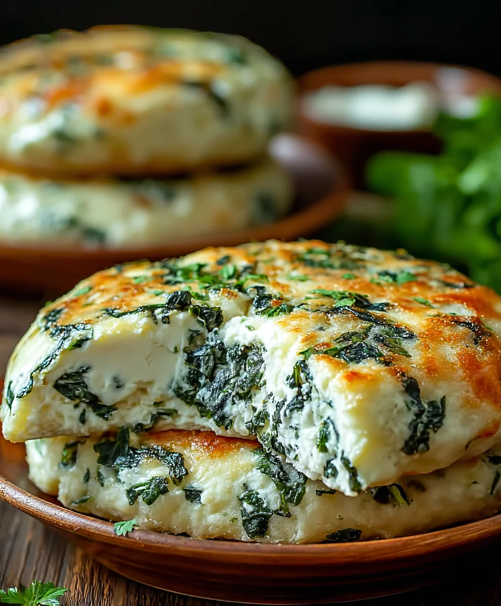 Easy Spinach Cottage Cheese Flagels - Any Meal