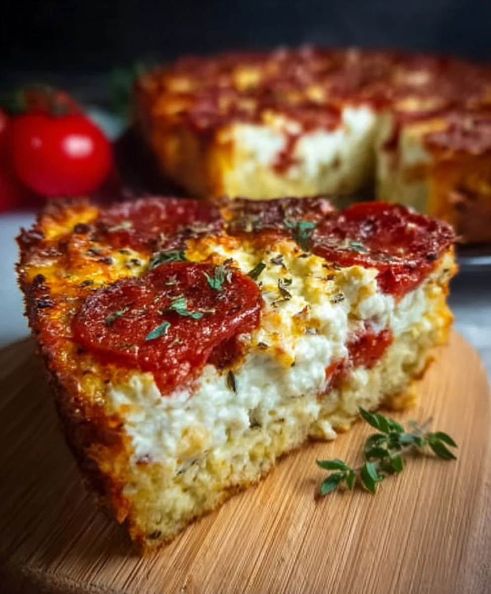 Pizza Cottage Cheese Bake - Healthy & Easy Recipe