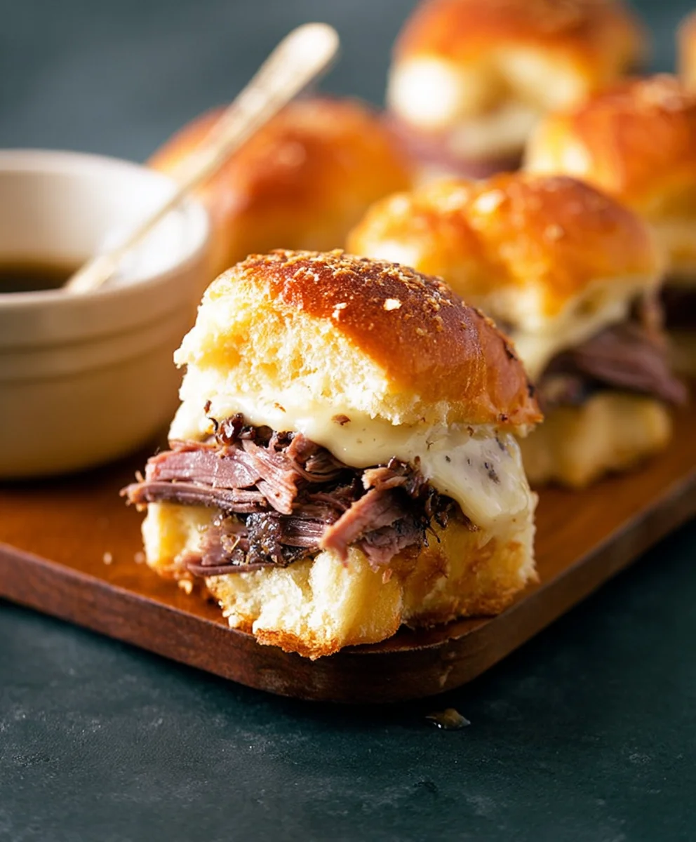 Easy French Dip Sliders - Crowd Pleaser Recipe
