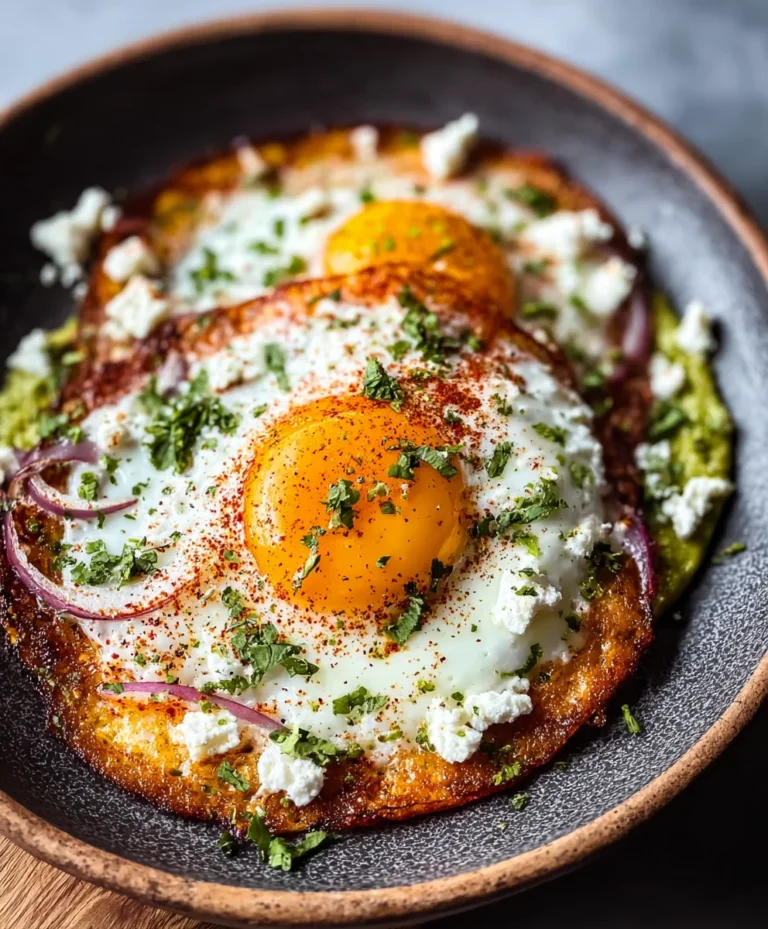 Crispy Feta Fried Eggs- Easy & Delicious Recipe