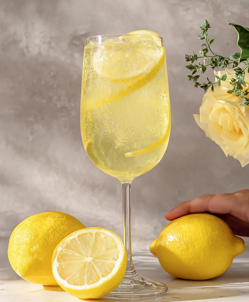 Non-Non-Non-Alcoholic Alternative Limoncello Spritz - Refreshing Mocktail