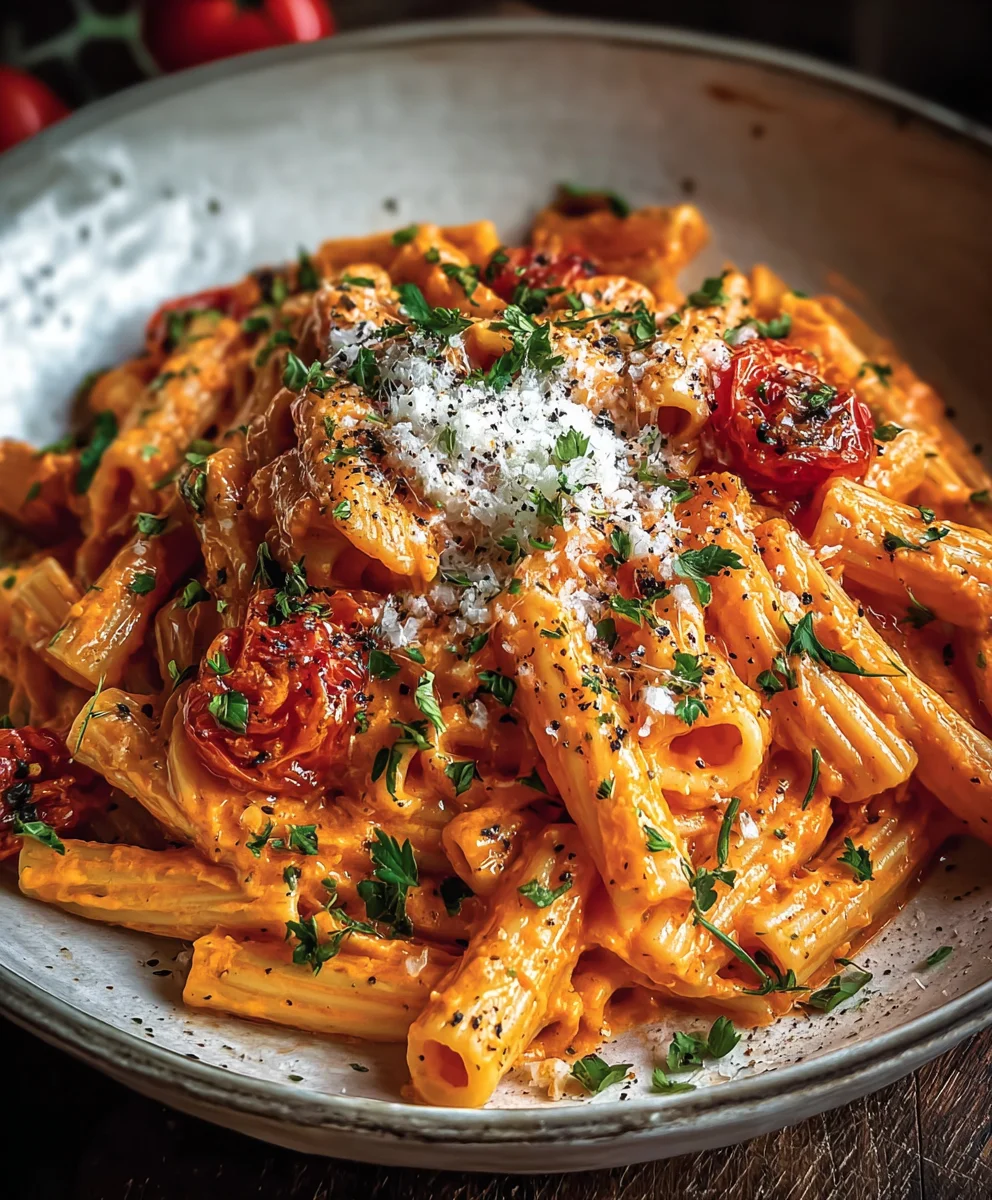 Creamy Tomato Garlic Pasta Recipe- Easy & Delicious