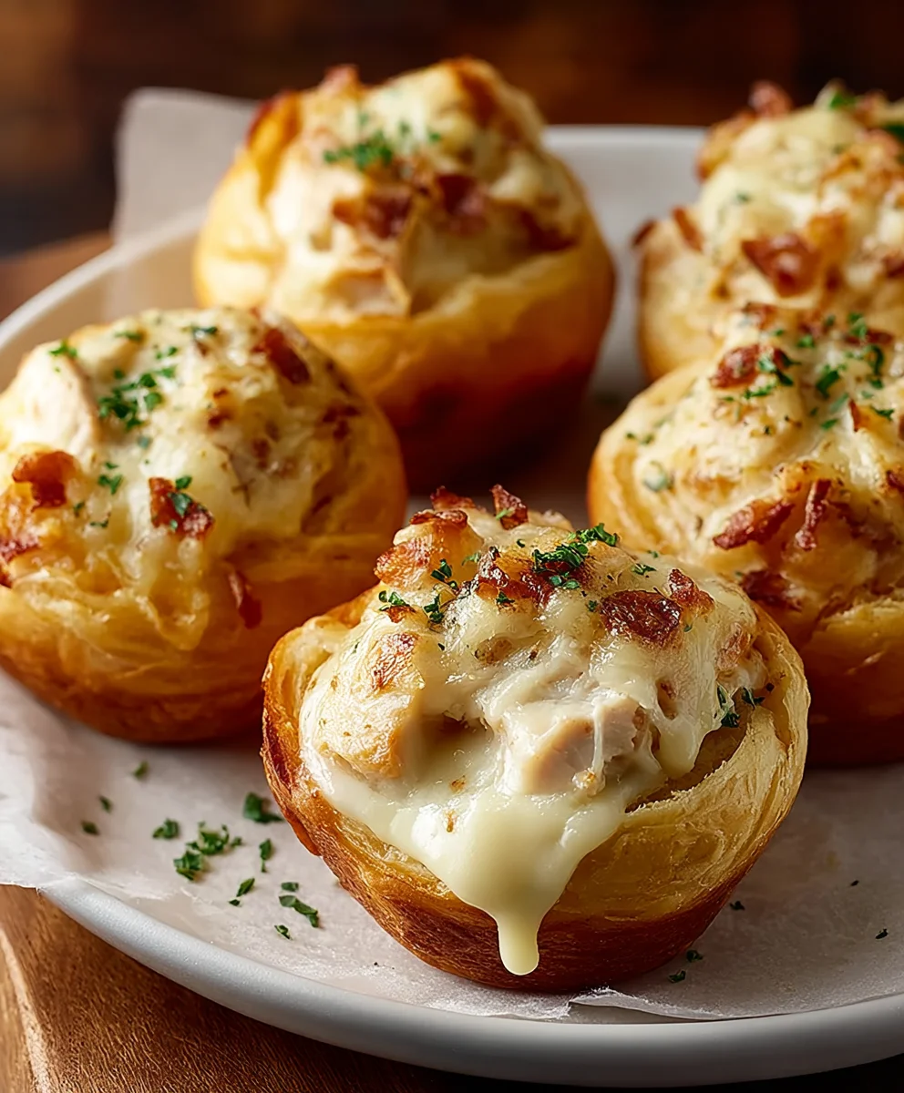 Chicken Alfredo Crazy Puffs-Little Caesars Style