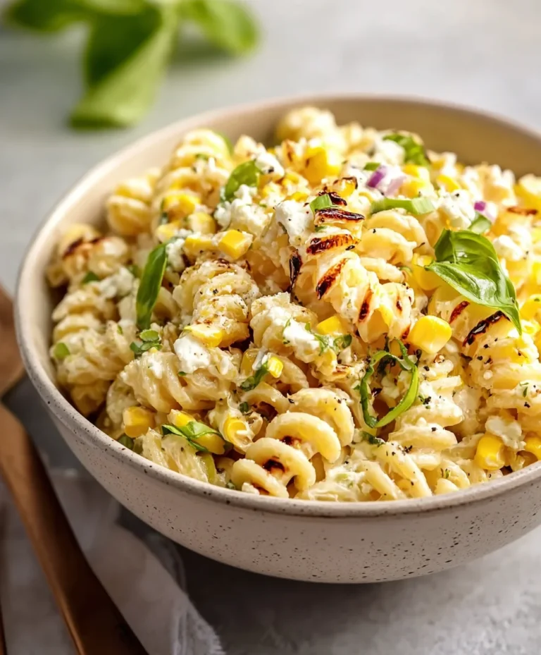 Creamy Street Corn Pasta Salad – A Flavorful Summer Side