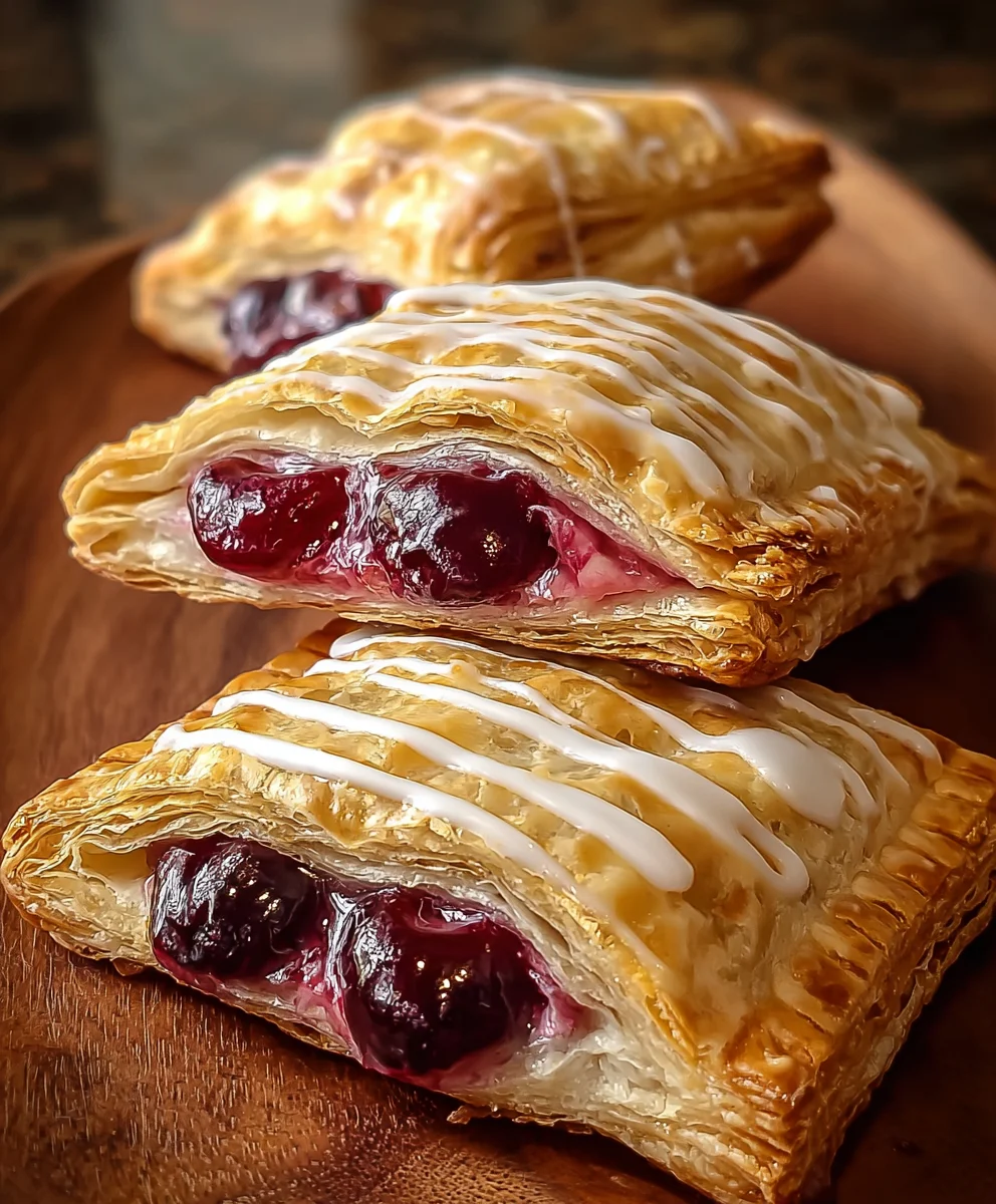 Easy Cherry Turnovers- Simple Dessert Recipe