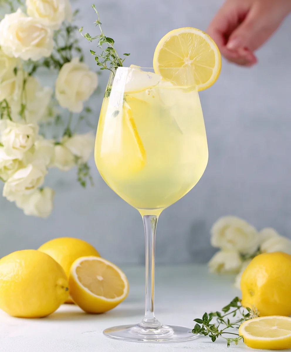Non-Non-Non-Alcoholic Alternative Limoncello Spritz - Refreshing Mocktail