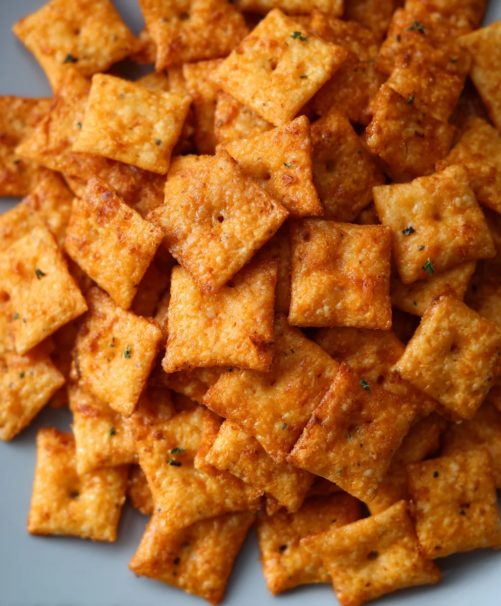 Homemade Sourdough Cheez-Its-Tangy Snack Time