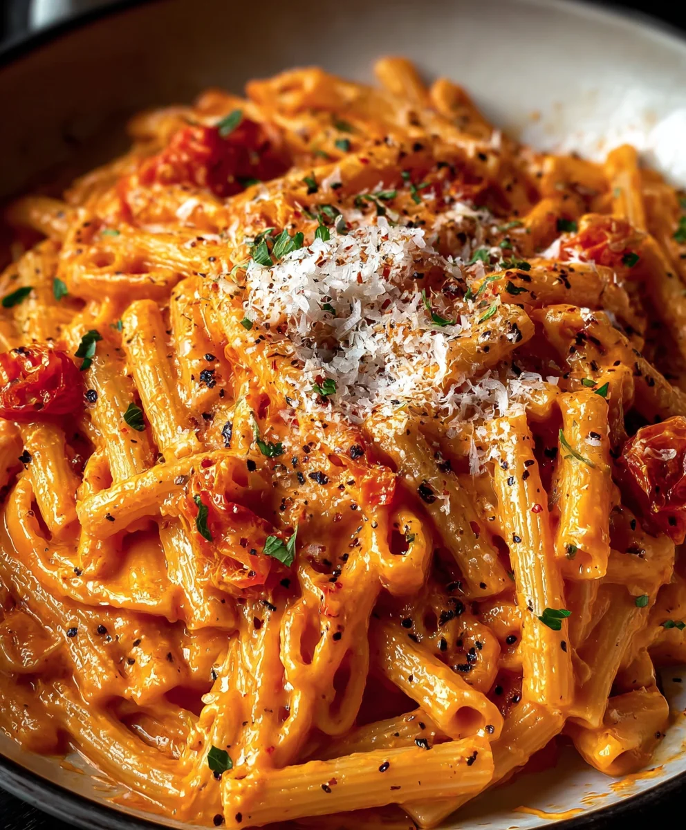 Creamy Tomato Garlic Pasta Recipe- Easy & Delicious