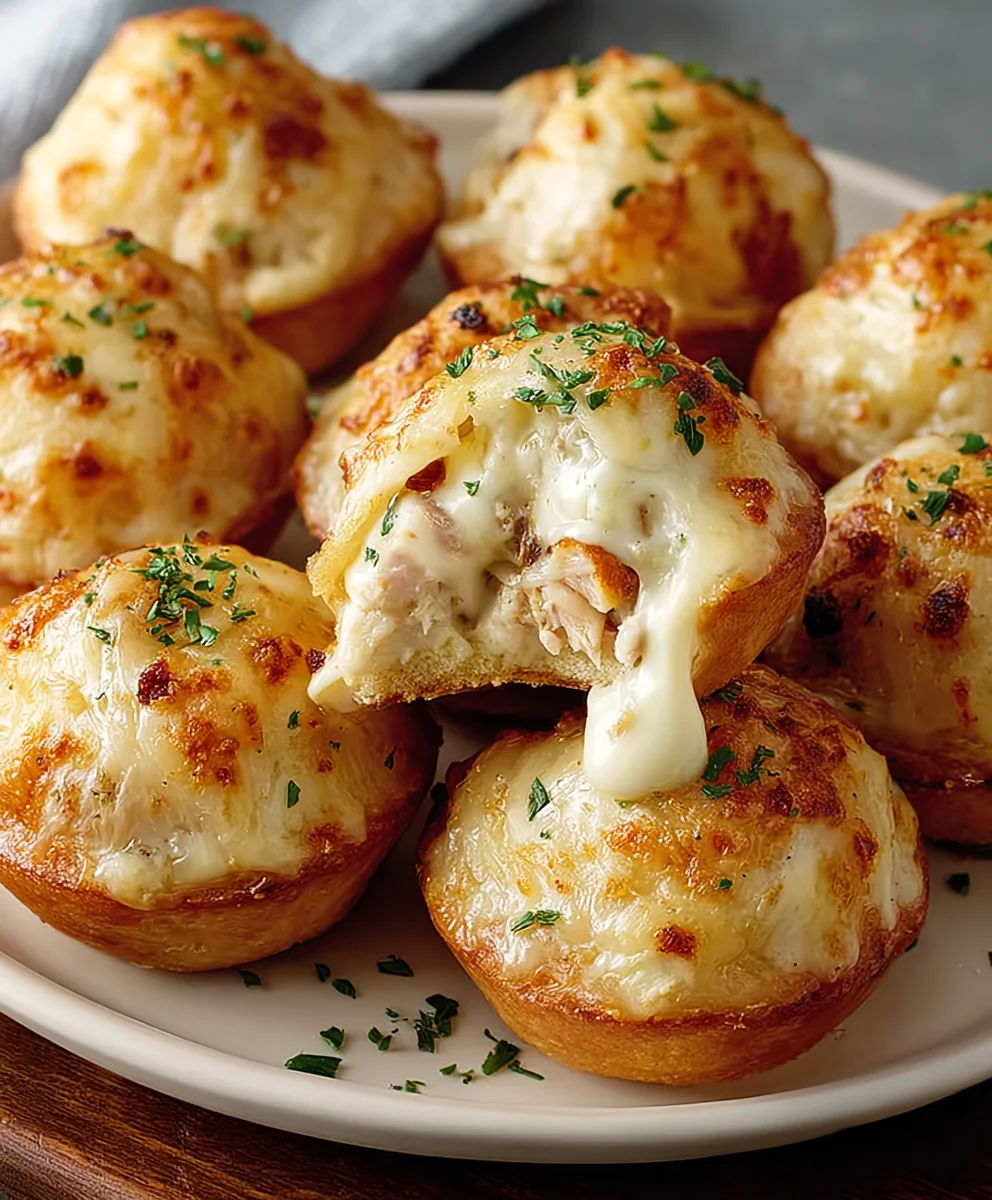 Chicken Alfredo Crazy Puffs-Little Caesars Style