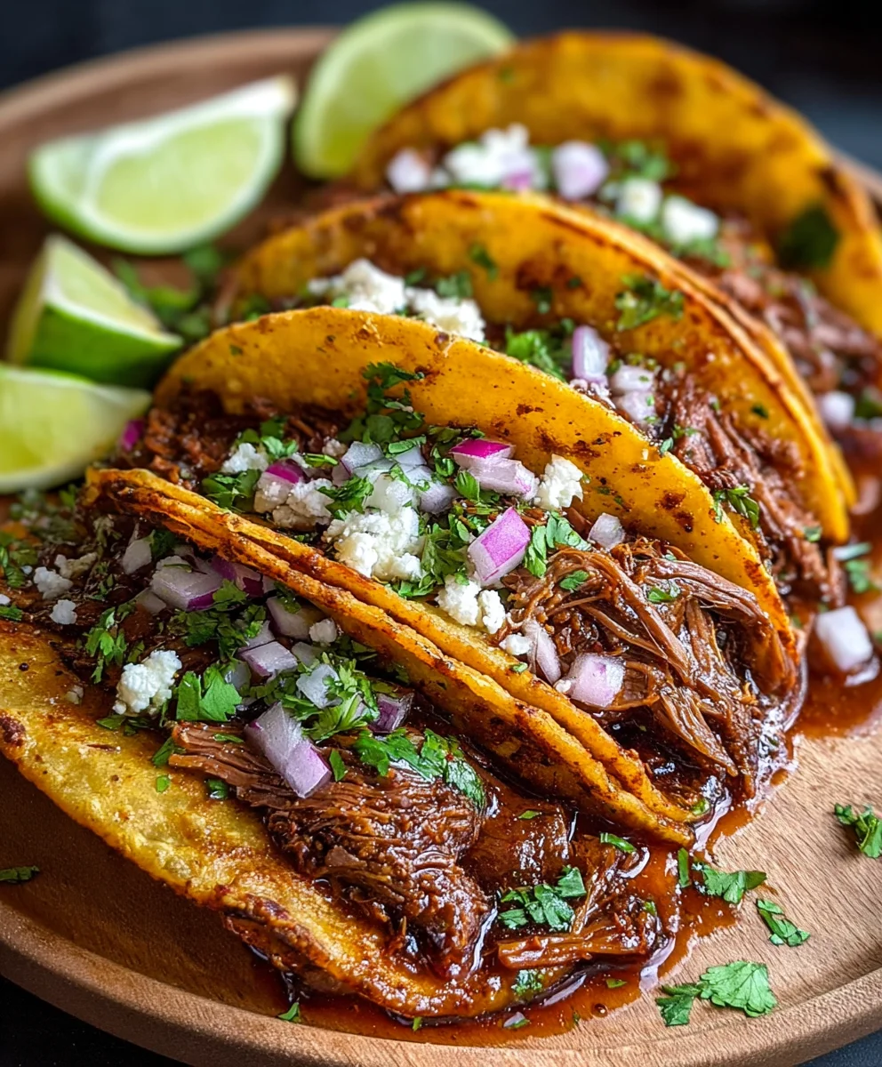 Authentic Beef Birria Tacos Recipe-Flavorful & Easy