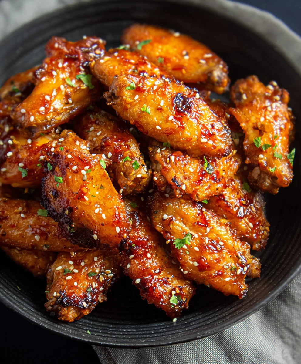 Honey Garlic Chicken Wings-Easy Flavorful Recipe