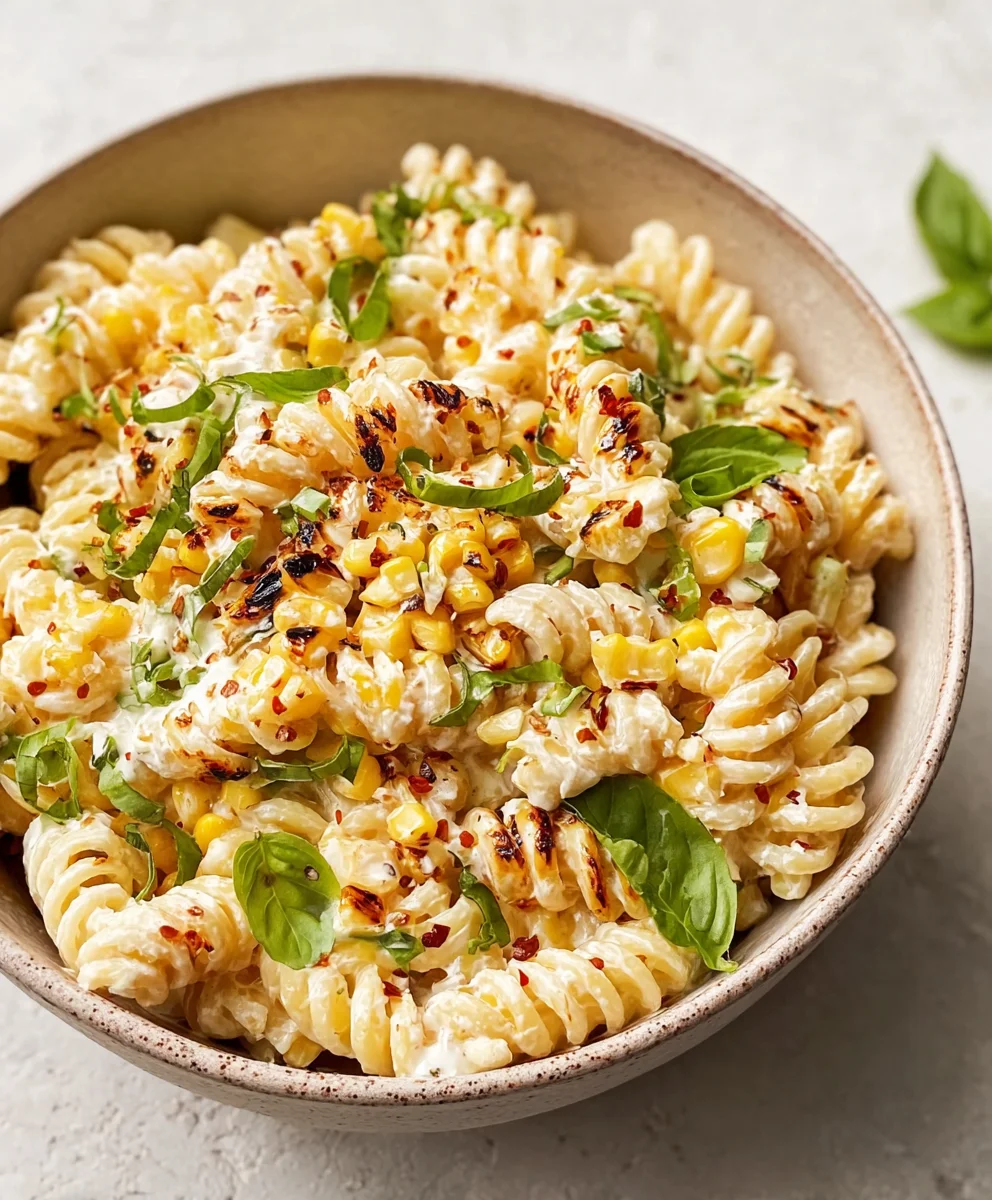 Creamy Street Corn Pasta Salad - A Flavorful Summer Side