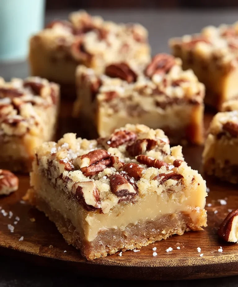 Carolina Pecan Bars-Sweet Nutty Delight