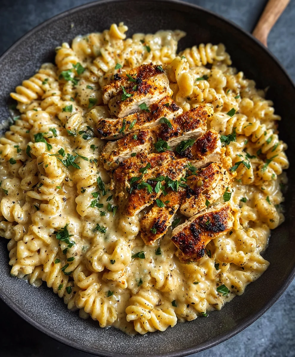 Creamy Chicken Garlic Parmesan Pasta Recipe